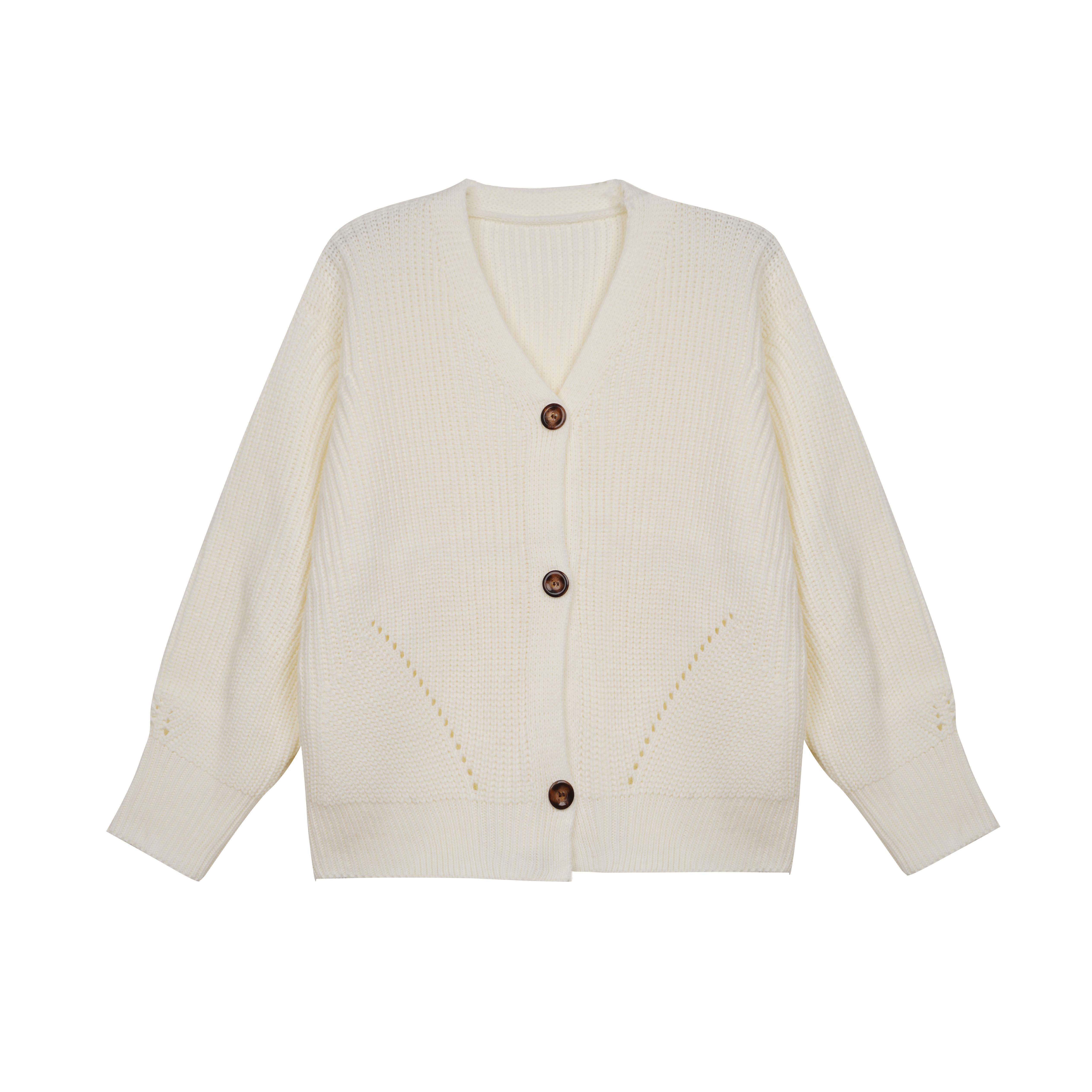 black dot sweater - beige - Dongguan City Liaobu Yuehua
